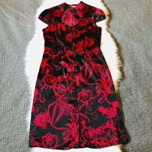 3x$25 Studio Y Queen Anne Floral Cap Sleeve Dress, 11/12